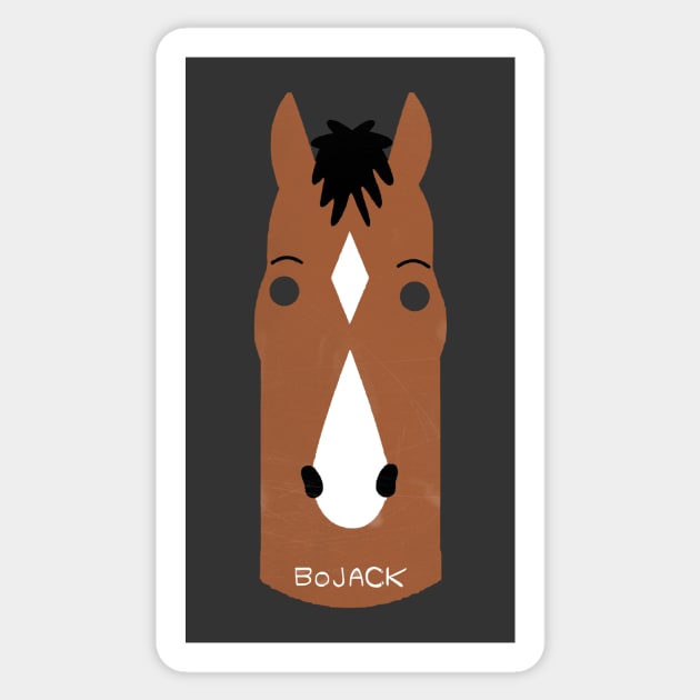 bojack cavallo Sticker by RobyL